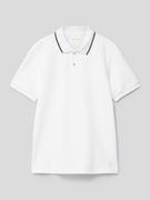 Koszulki dla chłopców - Koszulka polo z obszyciem w kontrastowym kolorze - miniaturka - grafika 1