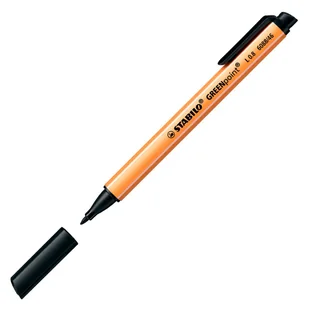 Stabilo, Cienkopis Green Point Czarny Końcówka 0.8Mm, - Cienkopisy - miniaturka - grafika 1