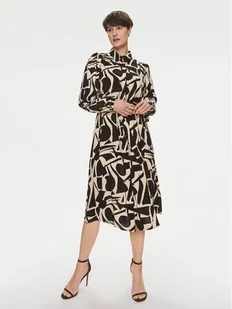 ONLY Sukienka koszulowa Halia 15315986 Czarny Regular Fit - Sukienki - miniaturka - grafika 1