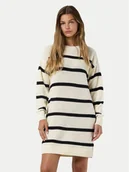 Sukienki - Noisy May Sukienka dzianinowa Maysa 27027577 Beżowy Loose Fit - miniaturka - grafika 1