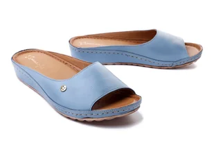 MACIEJKA 02628-62/00-5 niebieski, klapki damskie - Maciejka - Klapki i japonki damskie - miniaturka - grafika 1