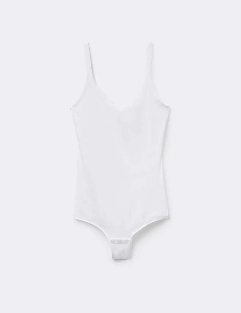 INTIMISSIMI Body bez Rękawów z Bawełny Ultralight Cotton Rozmiar L