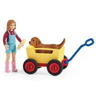 Figurki dla dzieci - Schleich 42543 Wózek dla Psów Farm World 0000044458 - miniaturka - grafika 1