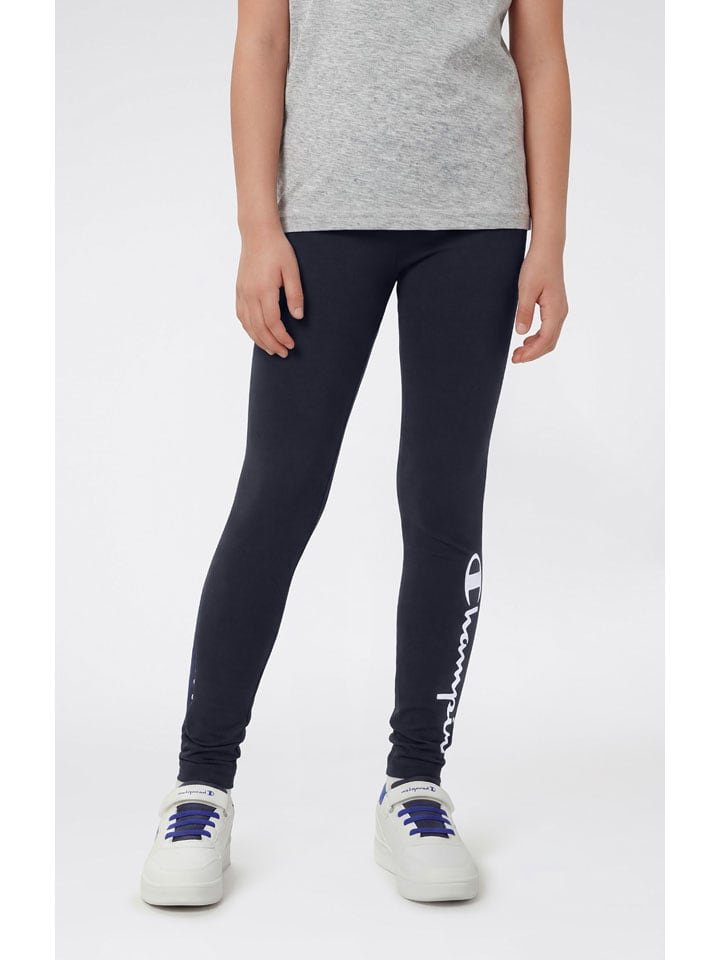 Champion Legginsy w kolorze granatowym