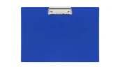 Deski z klipsem - Biurfol Deska klip A4 zamek na długim boku pozioma niebieska KH-20-01 cl 3420019 - miniaturka - grafika 1