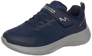 Skechers Sneakersy chłopięce 403764l NVY, Granatowe wykończenie tekstylne szare wykończenie, 3 UK - Buty dla chłopców - miniaturka - grafika 1
