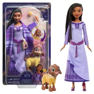 Lalki dla dziewczynek - Disney Wish Życzenie Asha Z Rosas Lalka Figurka Koziołek Valentino Zestaw Z Akcesoriami - miniaturka - grafika 1