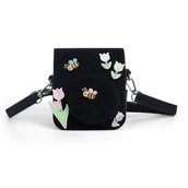 Torby fotograficzne i futerały - Pokrowiec LOVEINSTANT SB7916 do Fujifilm Instax Mini 12 Czarny Tulipany - miniaturka - grafika 1