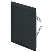 Kratki wentylacyjne - Osłona wentylacyjna 10 x 24 grafit - miniaturka - grafika 1