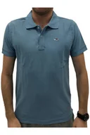 Koszulki męskie - Tommy Hilfiger koszulka męska polo C9T, niebieska, Rozmiar M - miniaturka - grafika 1