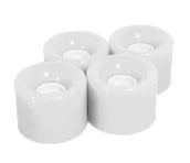 Akcesoria do skatingu - Kółka Do Fiszki Deskorolki Białe 59x46MM 4sztuki - miniaturka - grafika 1