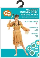 Stroje karnawałowe - Strój dla dorosłych Skromna Indianka rozm. S - miniaturka - grafika 1