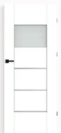 Drzwi wewnętrzne - Dre Drzwi Wewnętrzne Przylgowe Z Szybą Lumio 2 Biel Alpejska - miniaturka - grafika 1