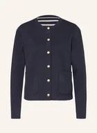 Swetry damskie - Tommy Hilfiger Dwustronny Kardigan blau - miniaturka - grafika 1