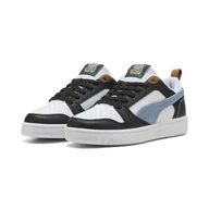 Odzież sportowa dziecięca - Młodzieżowe sneakersy Rebound V6 Low Run Fun PUMA - miniaturka - grafika 1