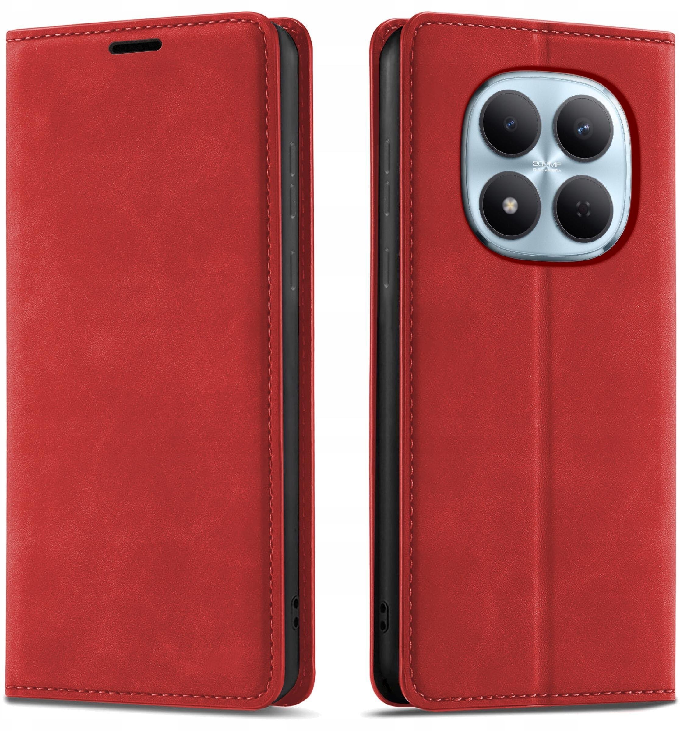 krainaGSM ETUI Z KLAPKĄ do Xiaomi Redmi Note 15 Pro 5G Zamykane Magnetyczne + Szkło