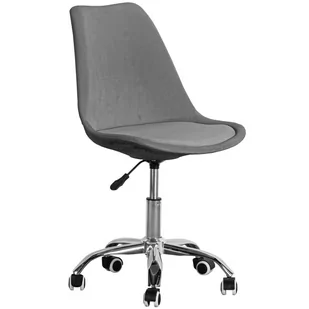 Krzesło obrotowe ART235C/ welur, szary - Krzesła - miniaturka - grafika 1