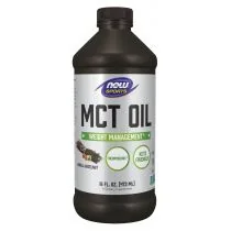 Now Foods MCT Oil - Olej MCT - smak Vanilla hazelnut Suplement diety 473 ml - Układ pokarmowy - miniaturka - grafika 1