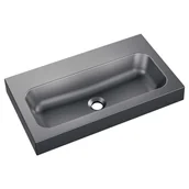 Umywalki - Umywalka MILET 35 Granitowa Moonlight G 35 x 61 x 9 cm - miniaturka - grafika 1