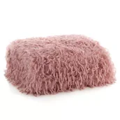 Koce - Koc futrzany Adore 130x170 pudrowy - miniaturka - grafika 1