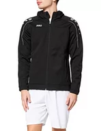 Bluzy męskie - Jako Classico Basic-męska kurtka z kapturem, czarny, xl 6850 - miniaturka - grafika 1