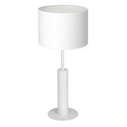 Lampy stojące - Luminex Table lamps 3675 Lampa stołowa lampka 1x60W E27 biały - miniaturka - grafika 1