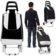 Torby i wózki na zakupy - Solidny Wózek Zakupowy Na Kółkach Torba Na Zakupy - miniaturka - grafika 1