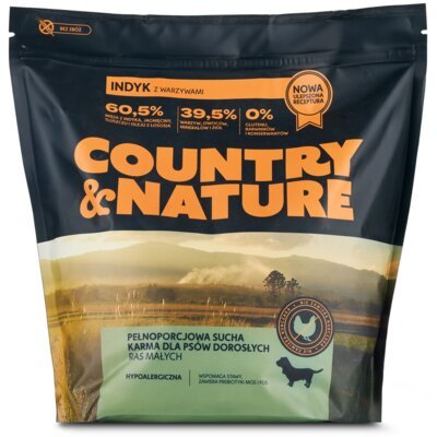 Karma dla psa COUNTRY & NATURE Adult All Breeds Indyk z warzywami 2 kg