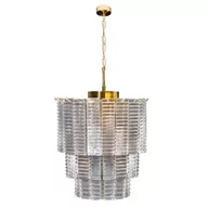 Lampy stojące - Lampa Żyrandol Wiszący Dalia Rd42X50X150Cm Złoty - miniaturka - grafika 1