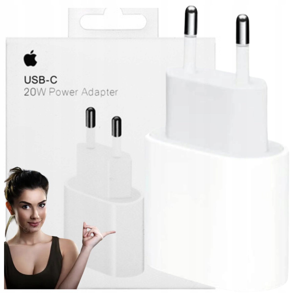 SZYBKA ŁADOWARKA 20W DO APPLE IPHONE X 11 12 13 14 15 ZASILACZ USB-C HIT !