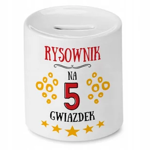 Dla Rysownika Skarbonka na Urodziny na Prezent z Nadrukiem ze Zdjęciem + Opakowanie na prezent (wzór 04) - Skarbonki Dla Rysownika Skarbonka na Urodziny na Prezent z Nadrukiem ze Zdjęciem + Opakowanie na prezent (wzór 04) - Skarbonki - miniaturka - grafika 1