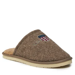 Kapcie Gant Tamaware Homeslipper 27698377 Desert Brown - Kapcie męskie - miniaturka - grafika 1
