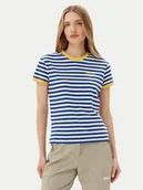 Koszulki i topy damskie - Napapijri T-Shirt Baie NP0A4ILB Niebieski Regular Fit - miniaturka - grafika 1