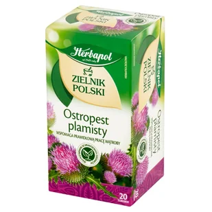 Herbapol Herbapol Zielnik Polski Ostropest plamisty Herbatka ziołowa 40 g (20 x 2 g) - Herbata - miniaturka - grafika 1