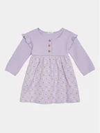 Sukienki i spódniczki dla dziewczynek - United Colors Of Benetton Sukienka codzienna 37G4AV00B Fioletowy Regular Fit - miniaturka - grafika 1