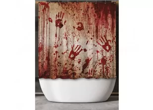 Zasłona prysznicowa krwawa 200x180cm Halloween - Zasłony - miniaturka - grafika 1