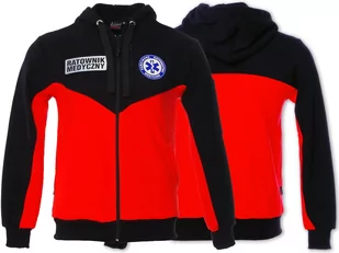 Bluza ratownicza FLUO męska rozpinana z kapturem North-Wind funkcyjna z logo - Bluzy męskie - miniaturka - grafika 1