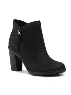 Botki damskie - Timberland Botki Tillston Ankle Boot TB0A1ZDB001 Czarny - grafika 1