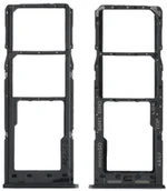Części serwisowe do telefonów - SZUFLADKA TACKA KARTY SIM DO SAMSUNG A23 5G A236B CZARNY - miniaturka - grafika 1
