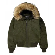 Odzież taktyczna i umundurowanie - Kurtka zimowa z kapturem Pit Bull Harvest '24 - Oliwkowa  M - miniaturka - grafika 1