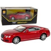 Samochody i pojazdy dla dzieci - Bentley 1:24 napęd frykcyjny czerwony Leantoys - miniaturka - grafika 1