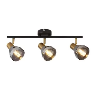 Westminster lampa sufitowa (spot) 3xE14 czarna/satynowy mosiądz 23801-3SM - Lampy sufitowe - miniaturka - grafika 1