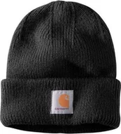 Czapki damskie - Carhartt Czapka Carhartt Rib Knit Beanie Black - miniaturka - grafika 1