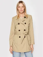 Kurtki damskie - Only Trencz Valerie 15191821 Beżowy Regular Fit - miniaturka - grafika 1