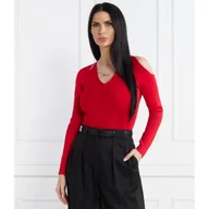 Swetry damskie - Karl Lagerfeld Sweter | Slim Fit - miniaturka - grafika 1