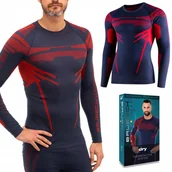 Koszulki męskie - Bluza Męska Termoaktywna Koszulka Długi Rękaw Brubeck Dry - Xxl - miniaturka - grafika 1