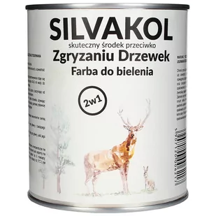 Silvakol bieli, odstrasza sarny, zabezpiecza pędy - Zwalczanie i odstraszanie szkodników - miniaturka - grafika 1