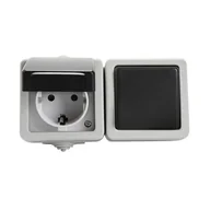 Gniazdka elektryczne - Berker Tekno Gniazdo Schuko Kanlux 27132 - miniaturka - grafika 1