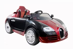 Super-Toys   ROADSTER Z RĄCZKĄ DO PCHANIA, LAKIEROWANY NOWOŚĆ/1188 JE-1188-CZERWONY - Pojazdy elektryczne dla dzieci - miniaturka - grafika 1
