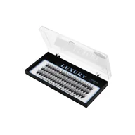 Sztuczne rzęsy i akcesoria - Luxury Lashes Extreme Volume 2C 13mm Podwójne, jedwabne kępki rzęs - miniaturka - grafika 1